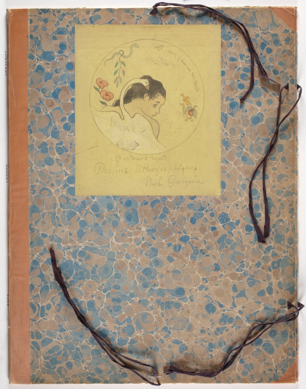 Dessin pour une assiette - Leda - Paul Gauguin