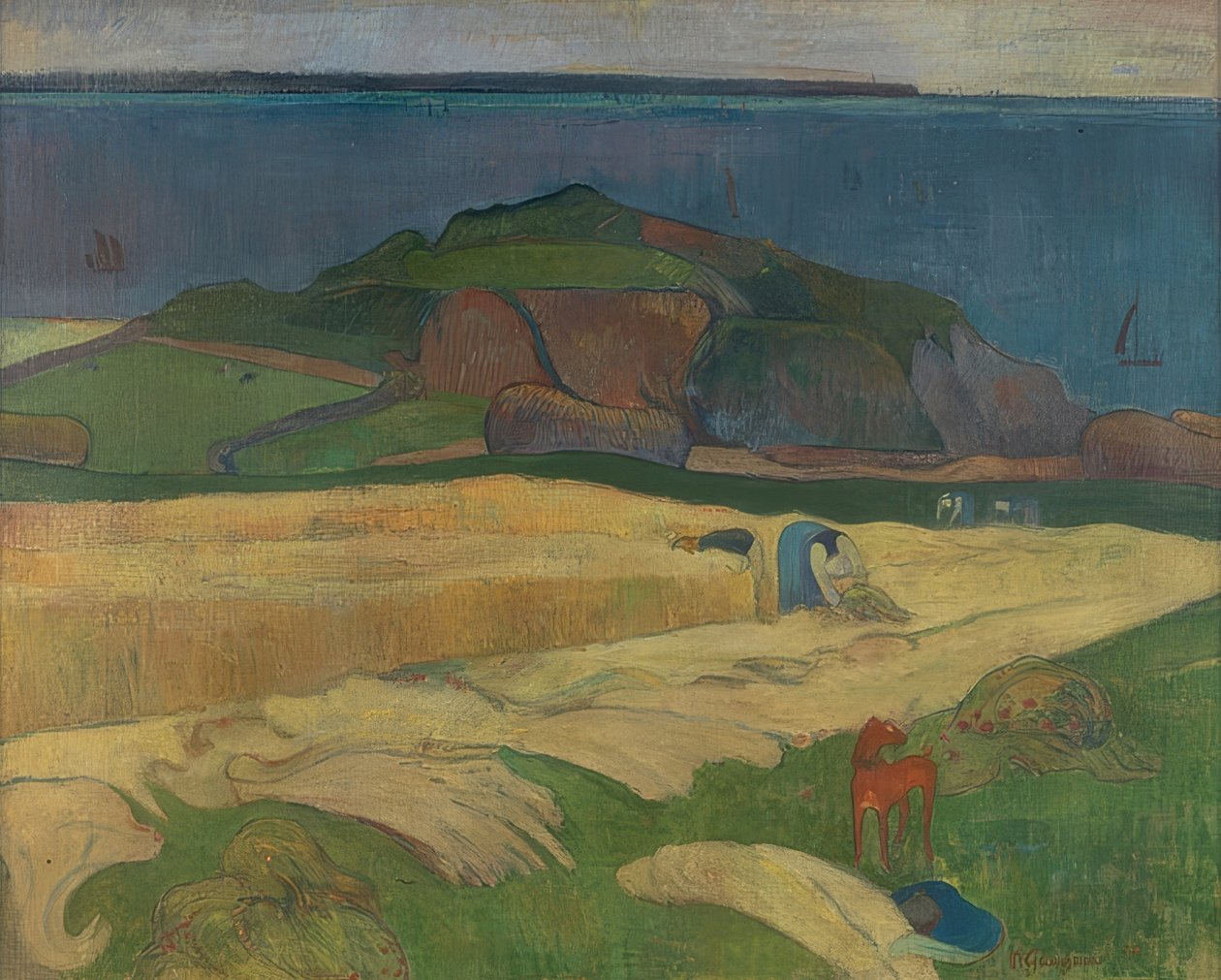 Récolte (Le Pouldu). 1890 - Paul Gauguin
