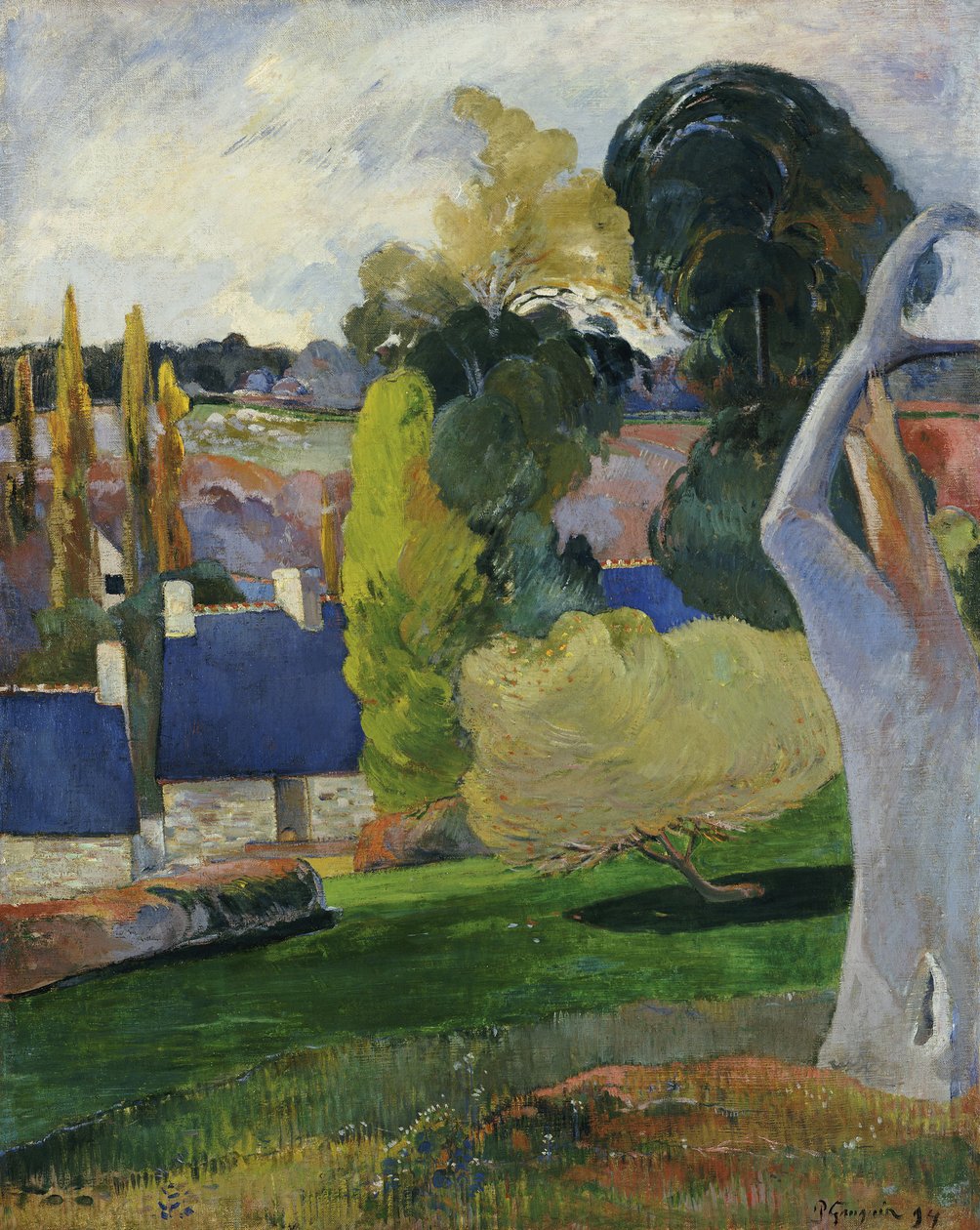 Ferme en Bretagne II, 1894 - Paul Gauguin
