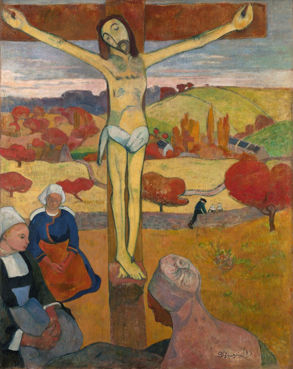 Français :  Le Christ jaune The Yellow Christ - Paul Gauguin