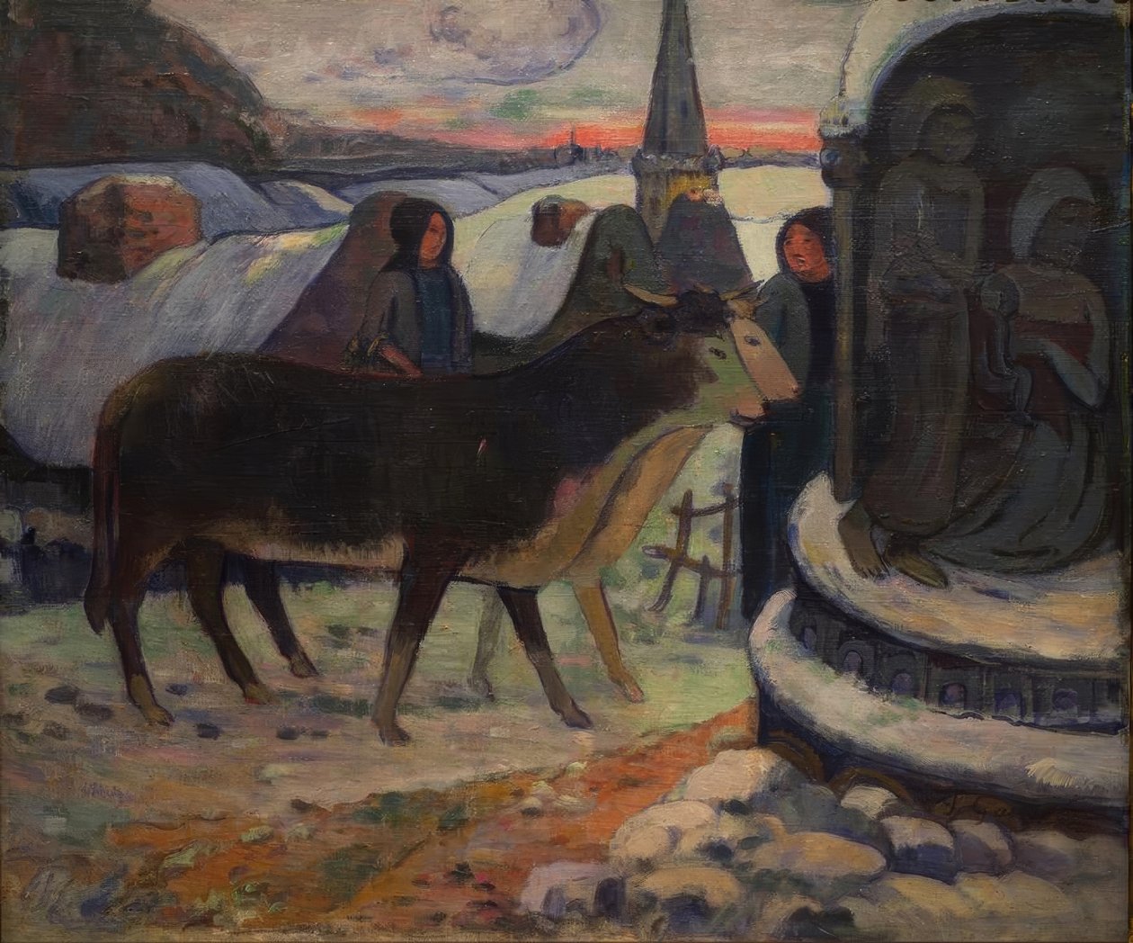 Nuit sainte (Bénédiction des bœufs) - Paul Gauguin