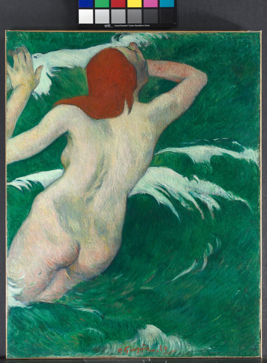 Dans les vagues, 1889 - Paul Gauguin