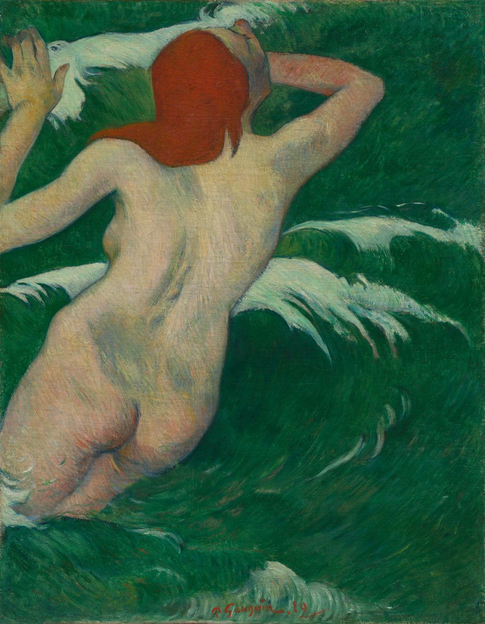 Dans les vagues, 1889 - Paul Gauguin