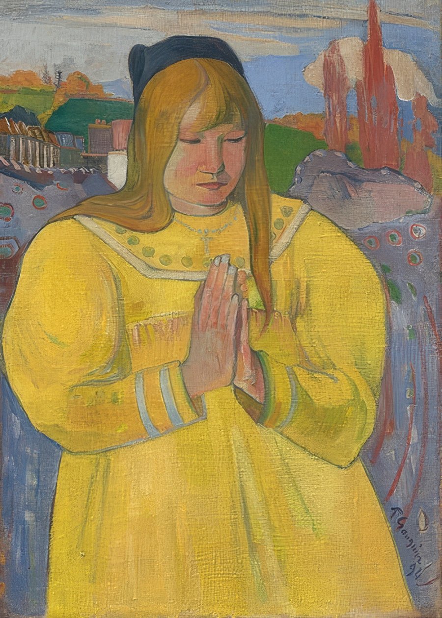 Jeune fille chrétienne - Paul Gauguin