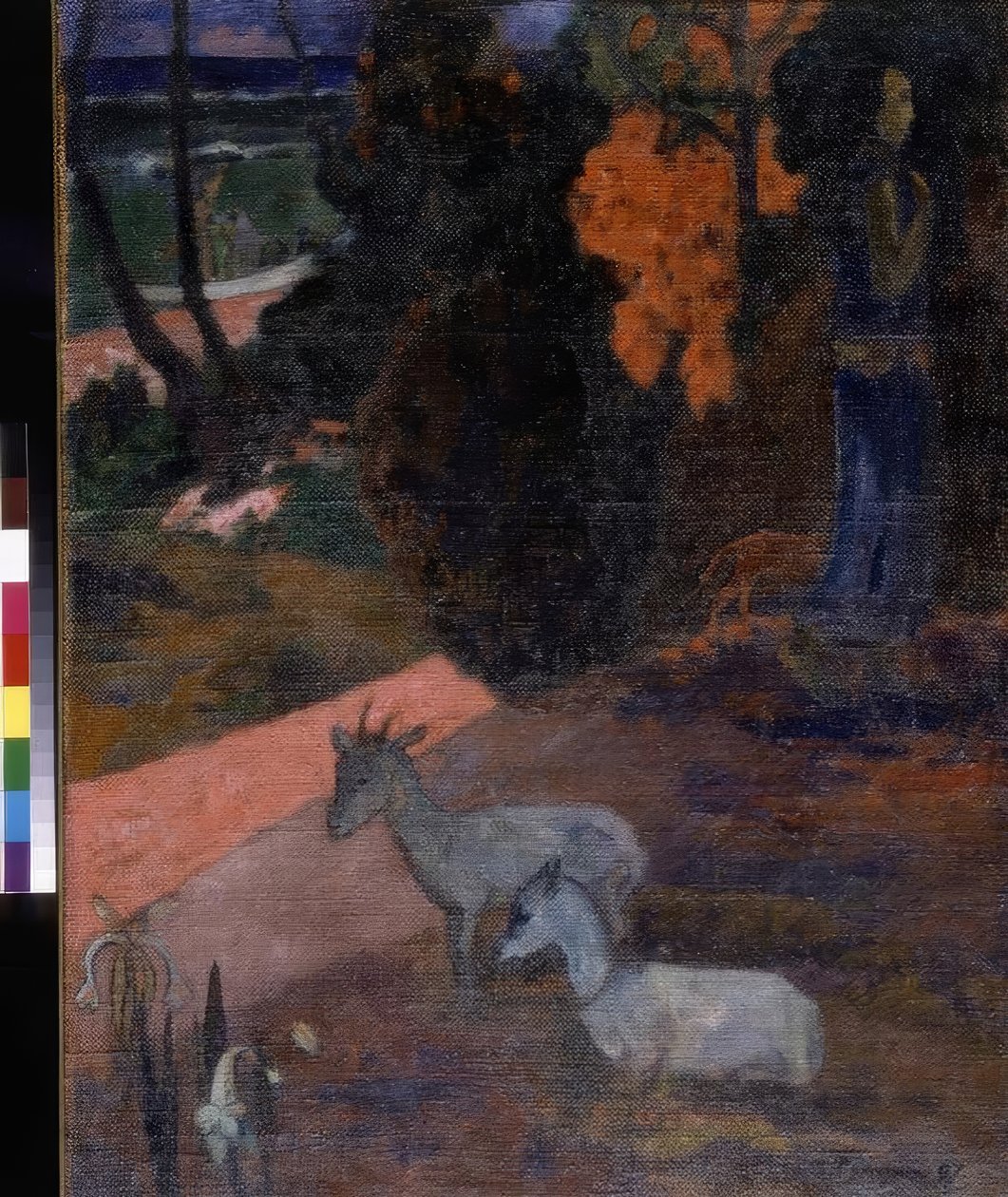 Paysage avec deux chèvres - Paul Gauguin
