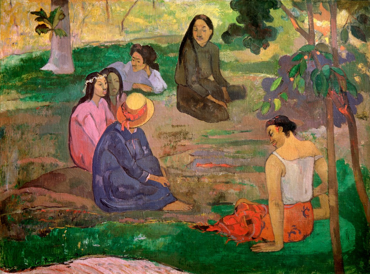 Les Parau Parau Conversation, 1891 - Paul Gauguin