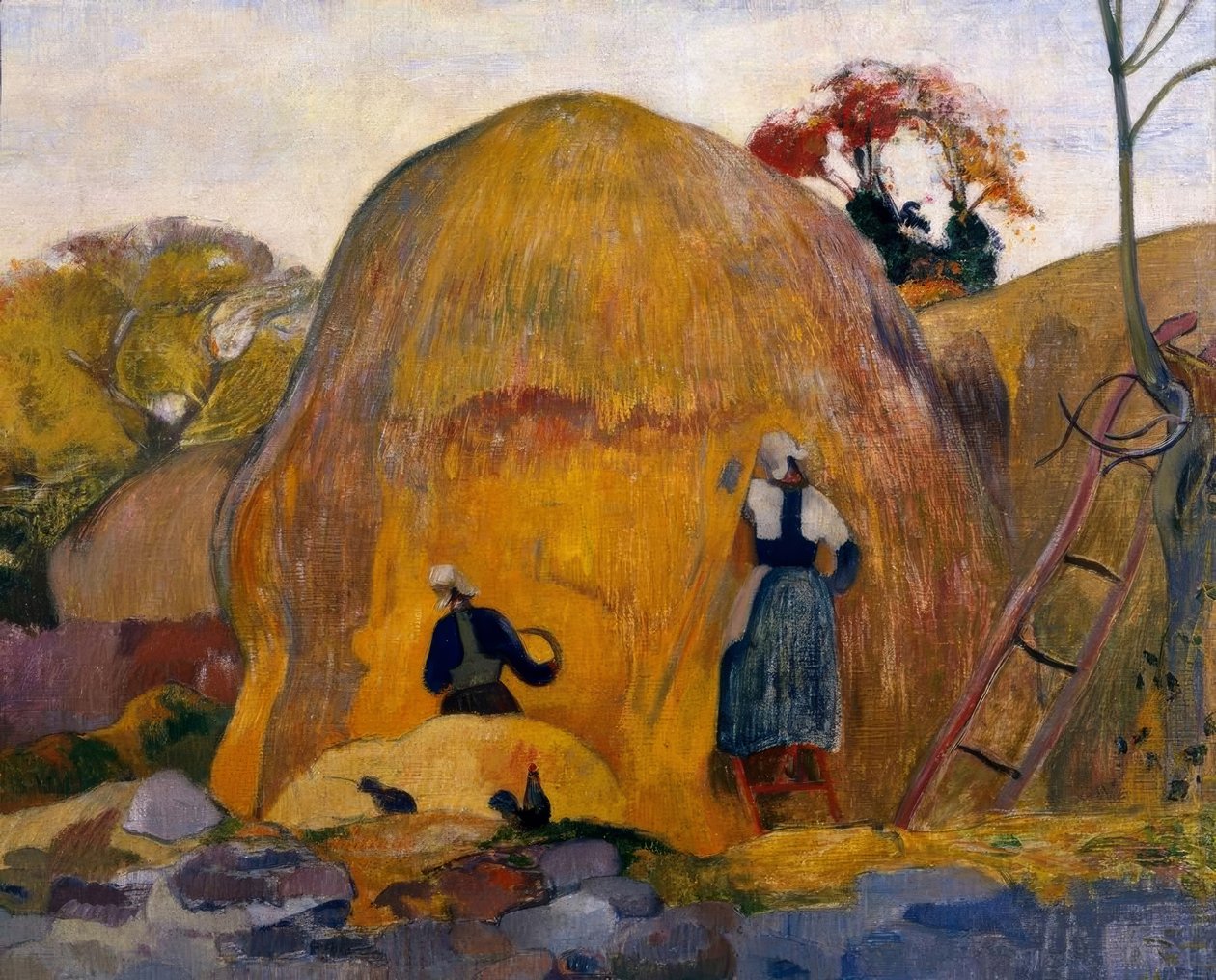Les meules jaunes ou La moisson blonde - Paul Gauguin