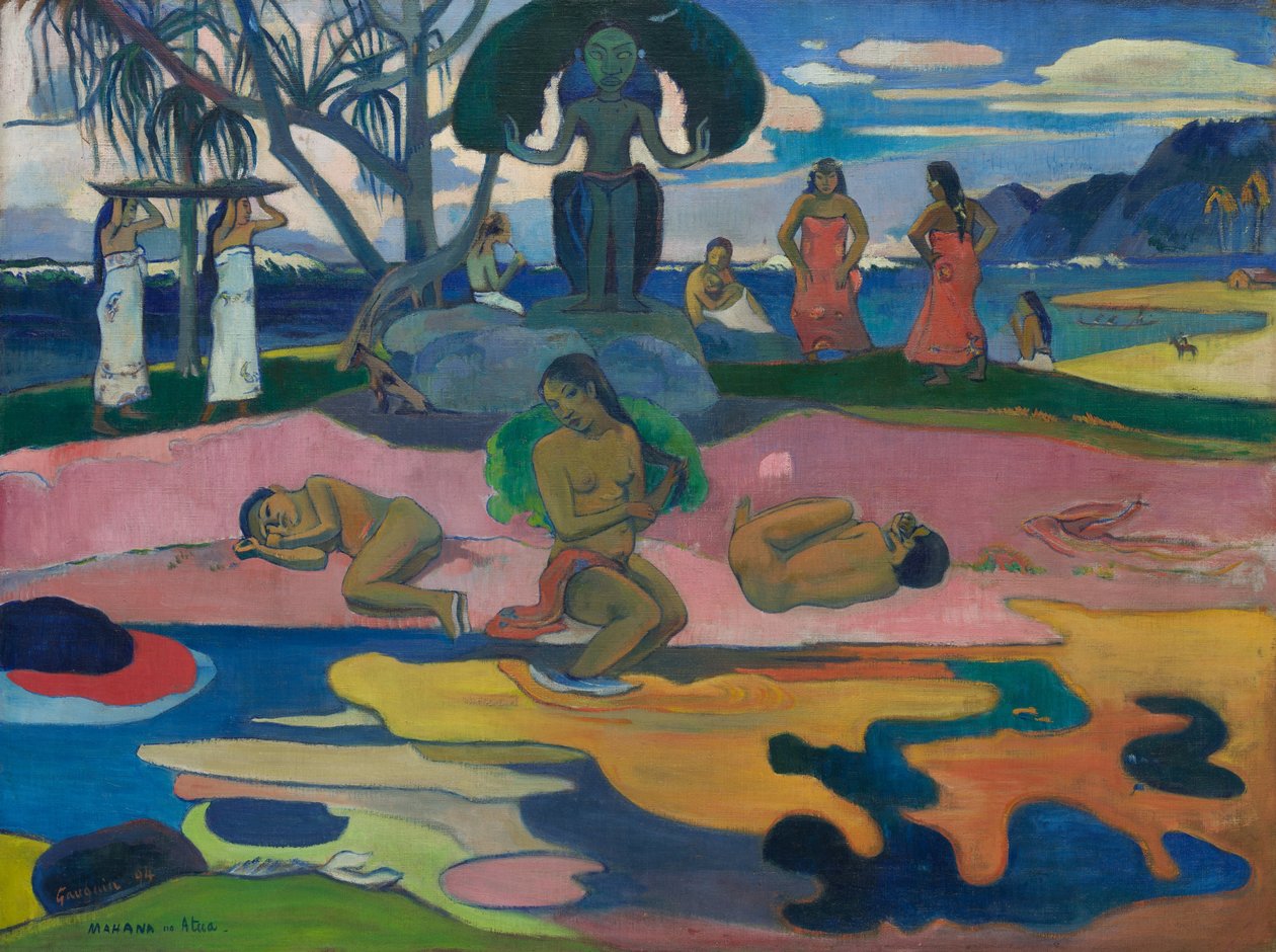 Mahana no atua (Jour du Dieu) - Paul Gauguin