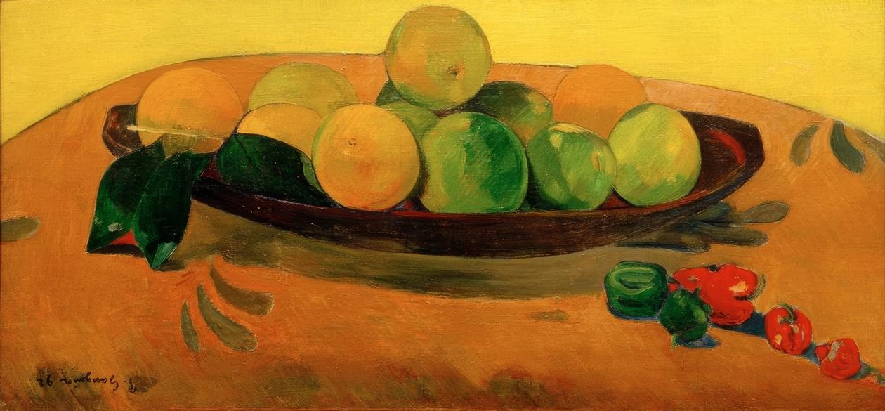Nature morte aux fruits et piments - Paul Gauguin
