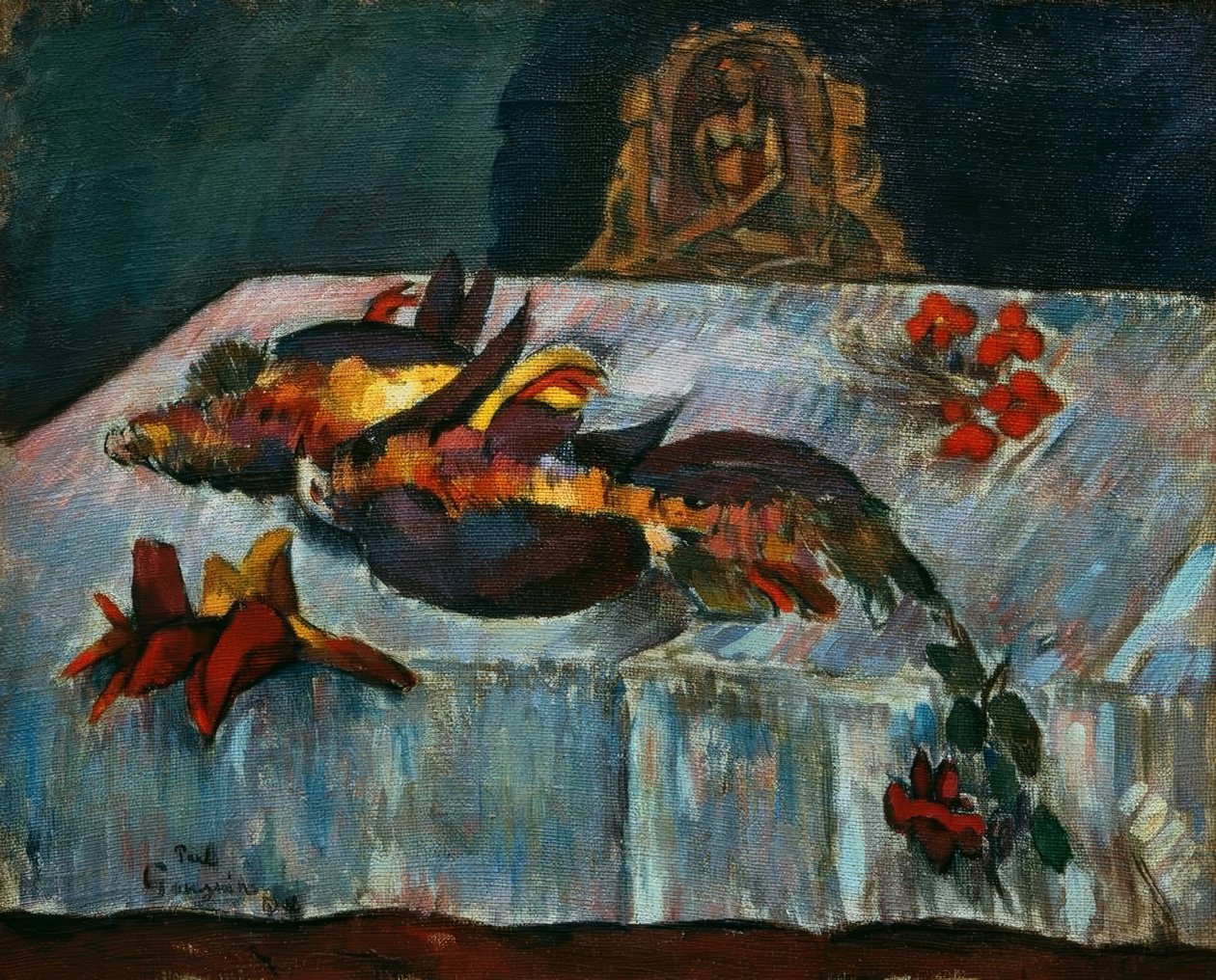 Nature morte aux oiseaux exotiques - Paul Gauguin