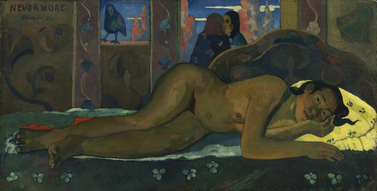 Nevermore, 1897 - Paul Gauguin