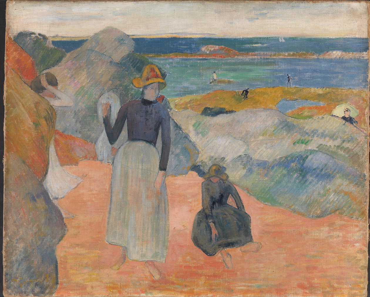Sur la plage, 1889 - Paul Gauguin