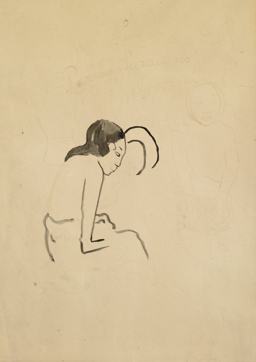 Parau Parau, 1891-93 - Paul Gauguin