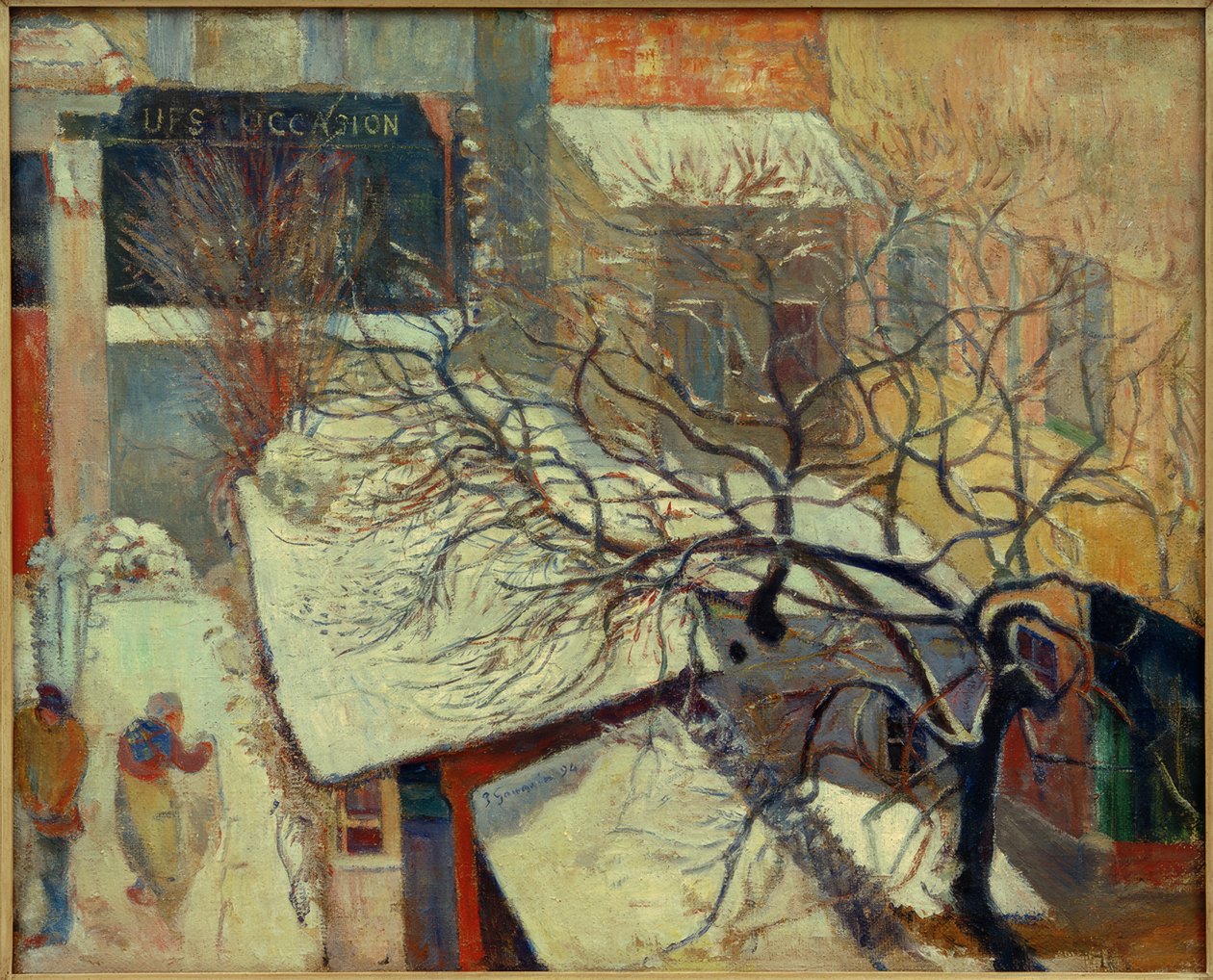 Paris sous la neige - Paul Gauguin