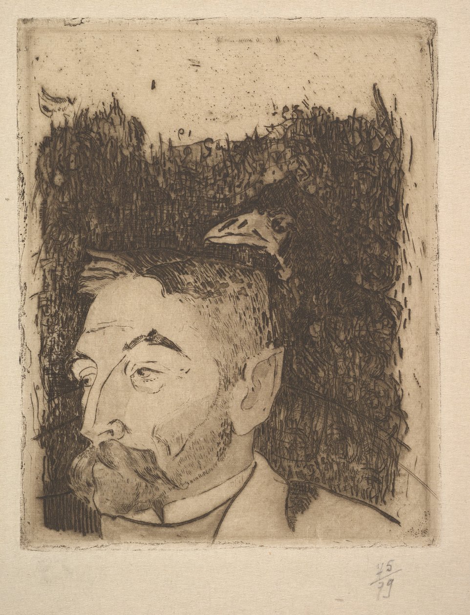 Portrait de Stéphane Mallarmé, 1891 - Paul Gauguin
