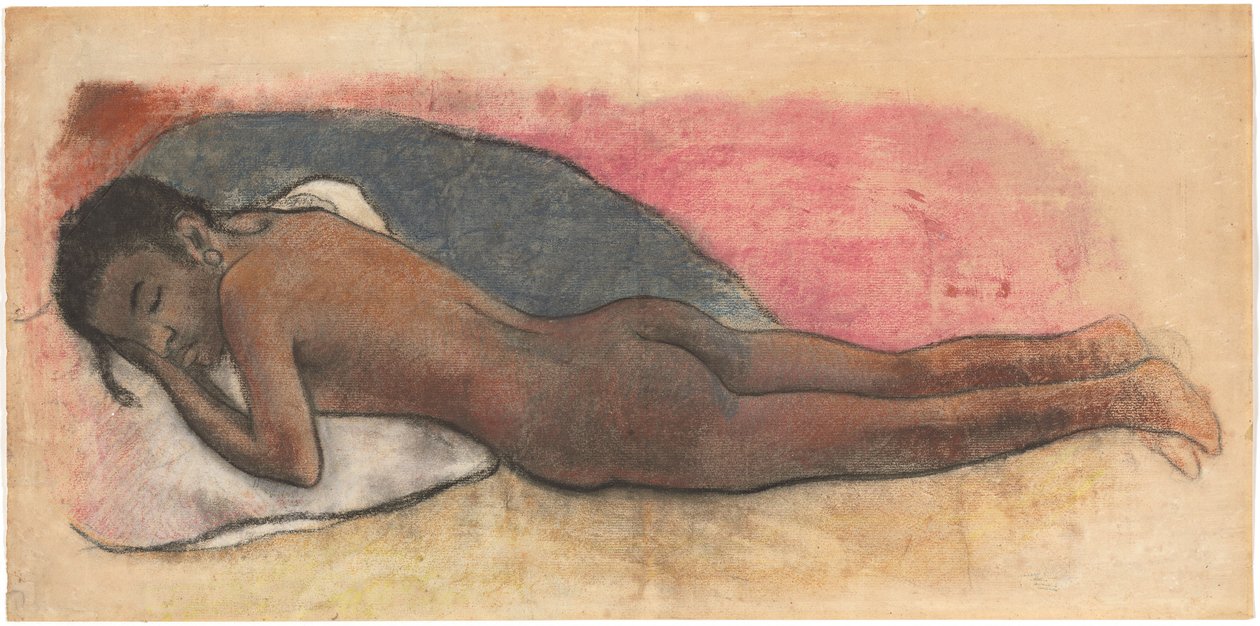 Nu allongé - Paul Gauguin
