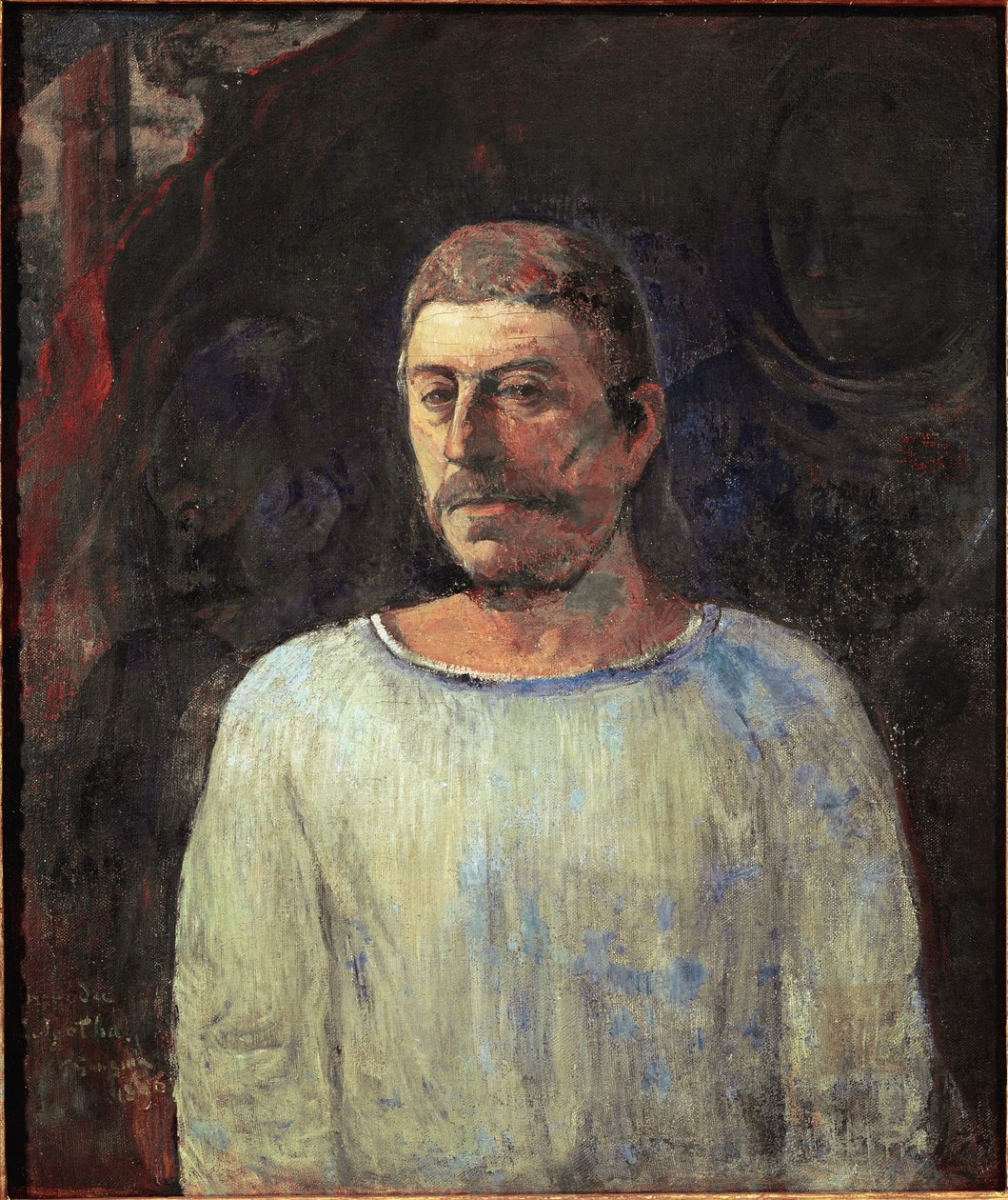Autoportrait près du Golgotha - Paul Gauguin