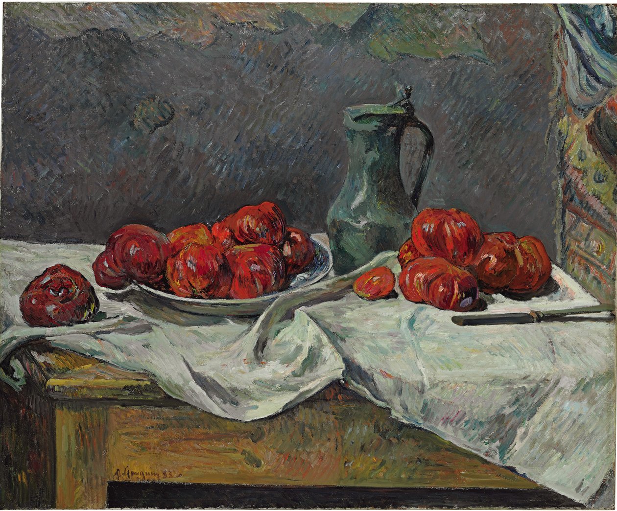 Nature morte avec des tomates, 1883 - Paul Gauguin