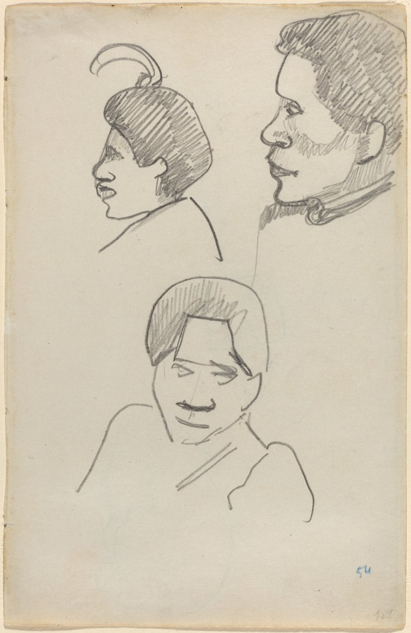 Têtes tahitiennes - Paul Gauguin