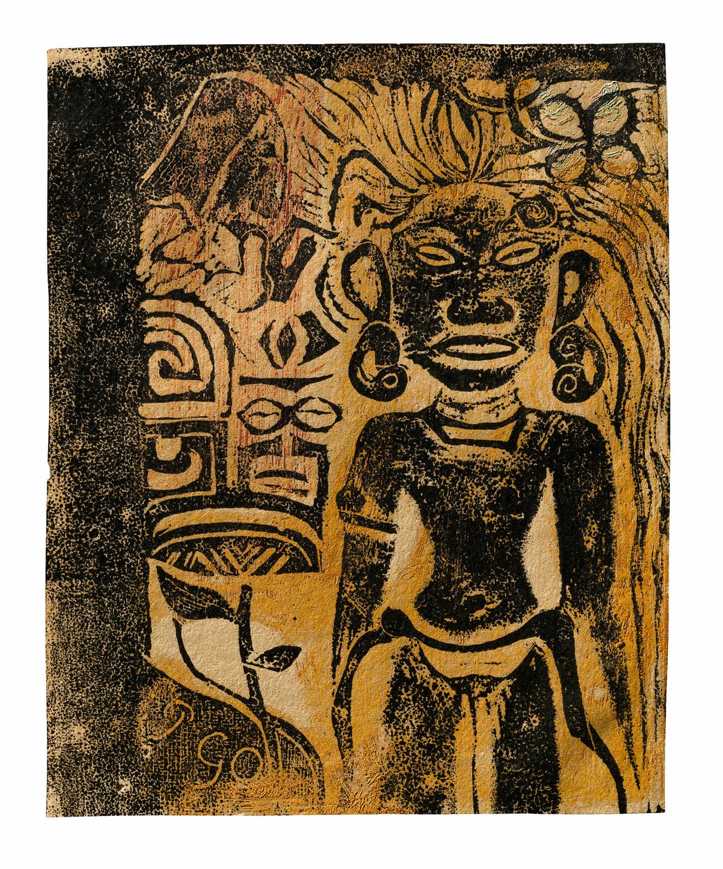 Idole tahitienne—la déesse Hina - Paul Gauguin