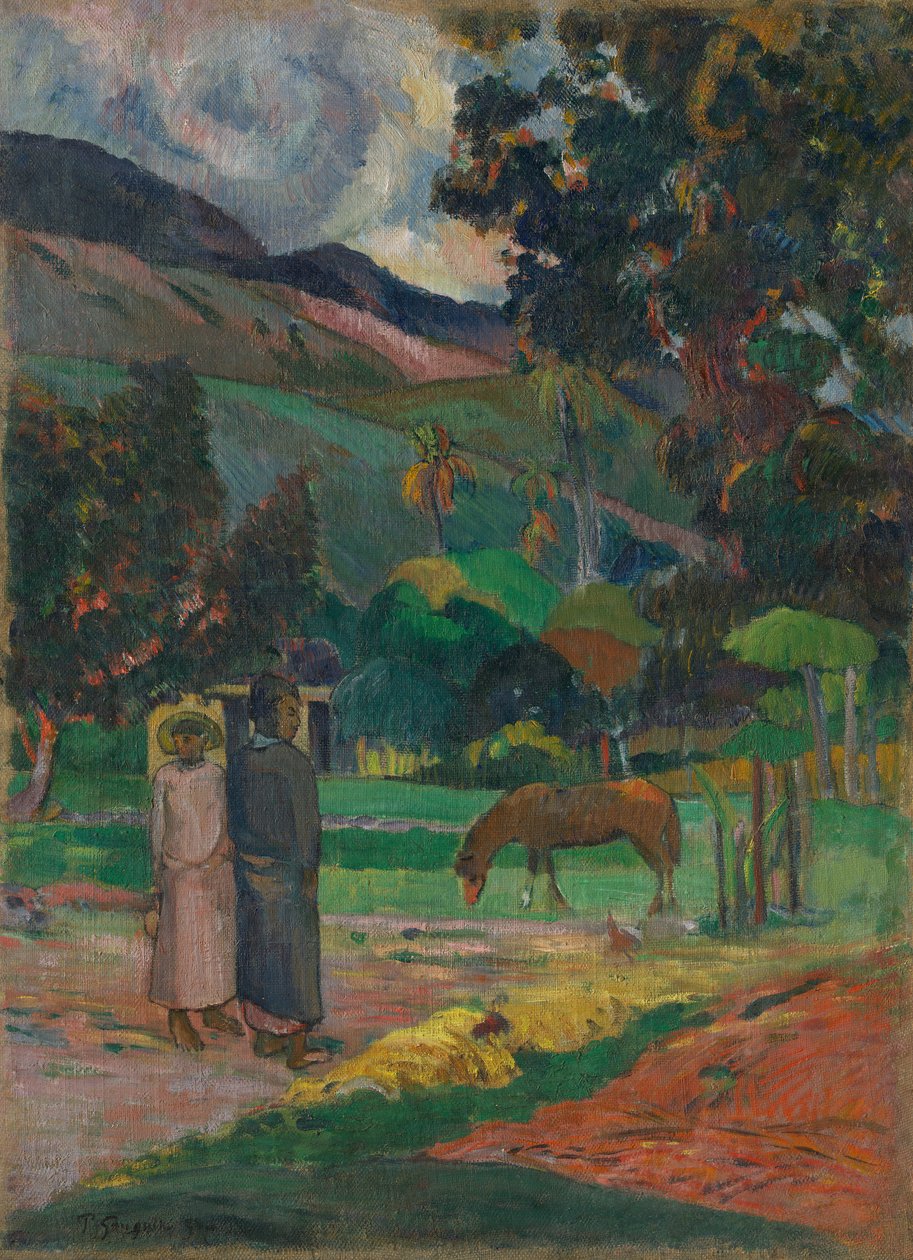 Paysage tahitien, 1892 - Paul Gauguin
