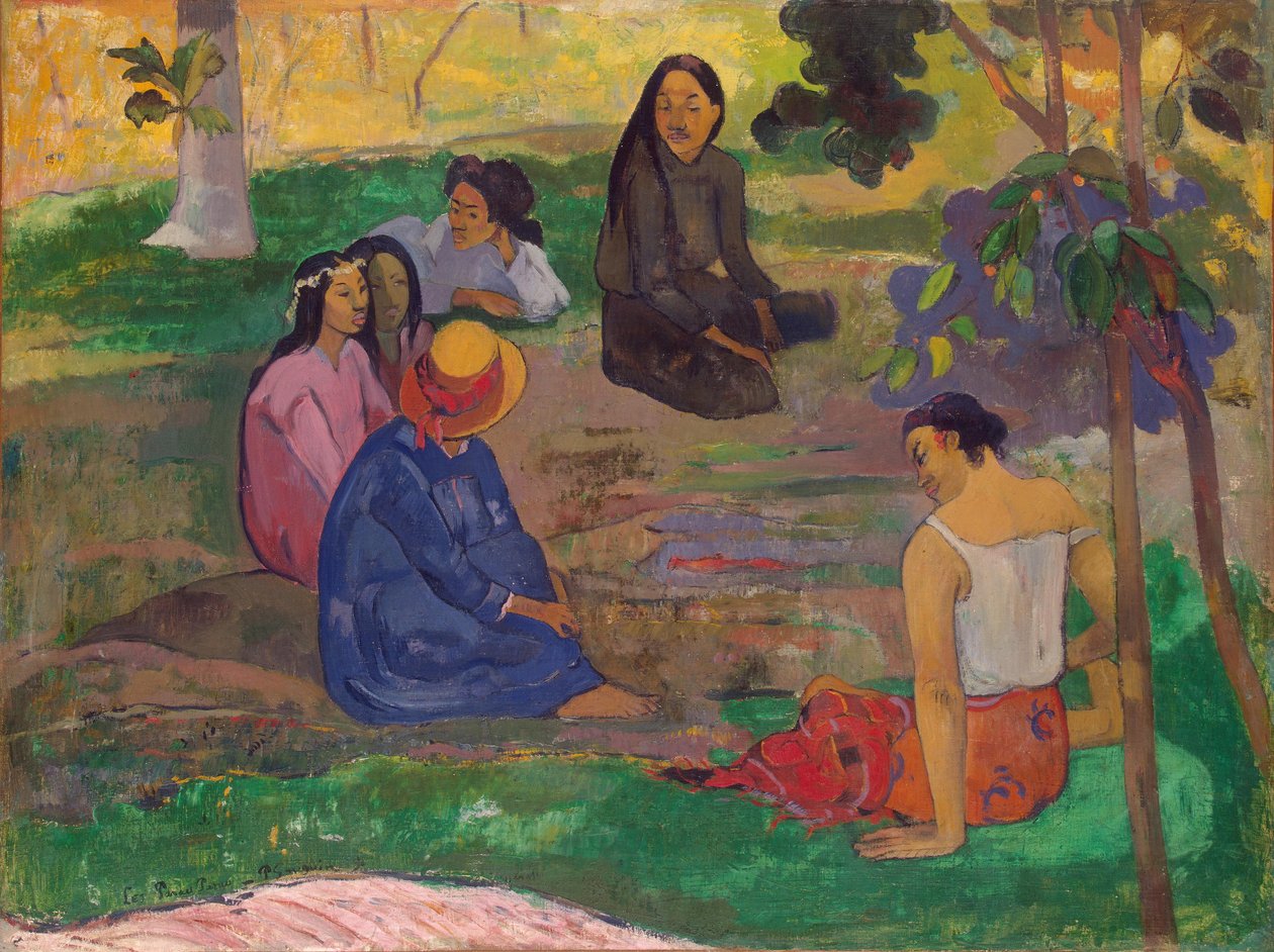 Tahitian: Les Parau Parau Conversation - Paul Gauguin