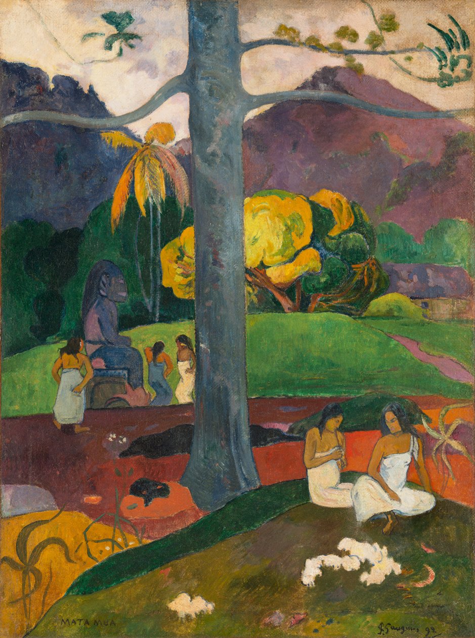 Tahitien :  Mata Mua dans les temps anciens - Paul Gauguin