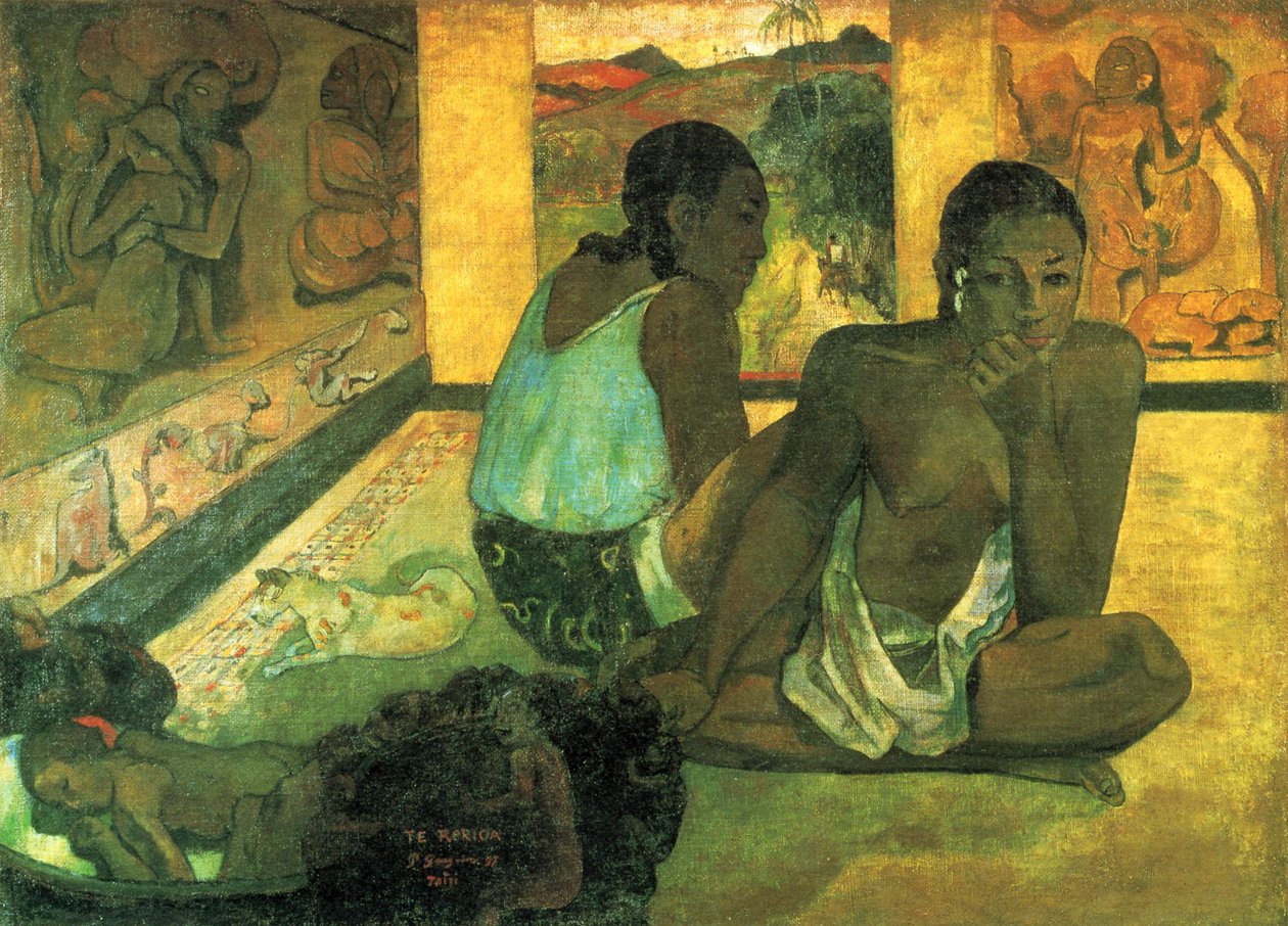 Tahitien :  Te rerioa Le rêve - Paul Gauguin