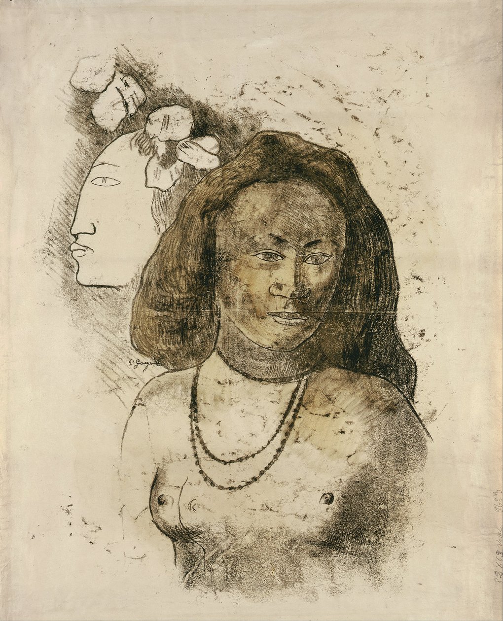 Femme tahitienne avec esprit maléfique L