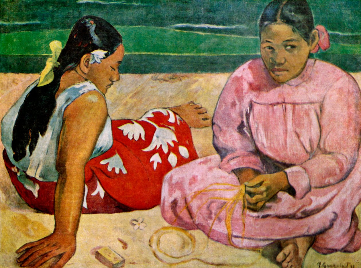 Femmes tahitiennes sur la plage - Paul Gauguin