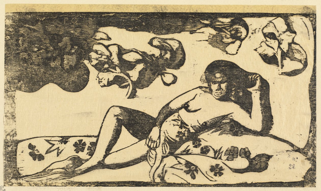 Te Arii Vahine (Dame de sang royal) - Paul Gauguin