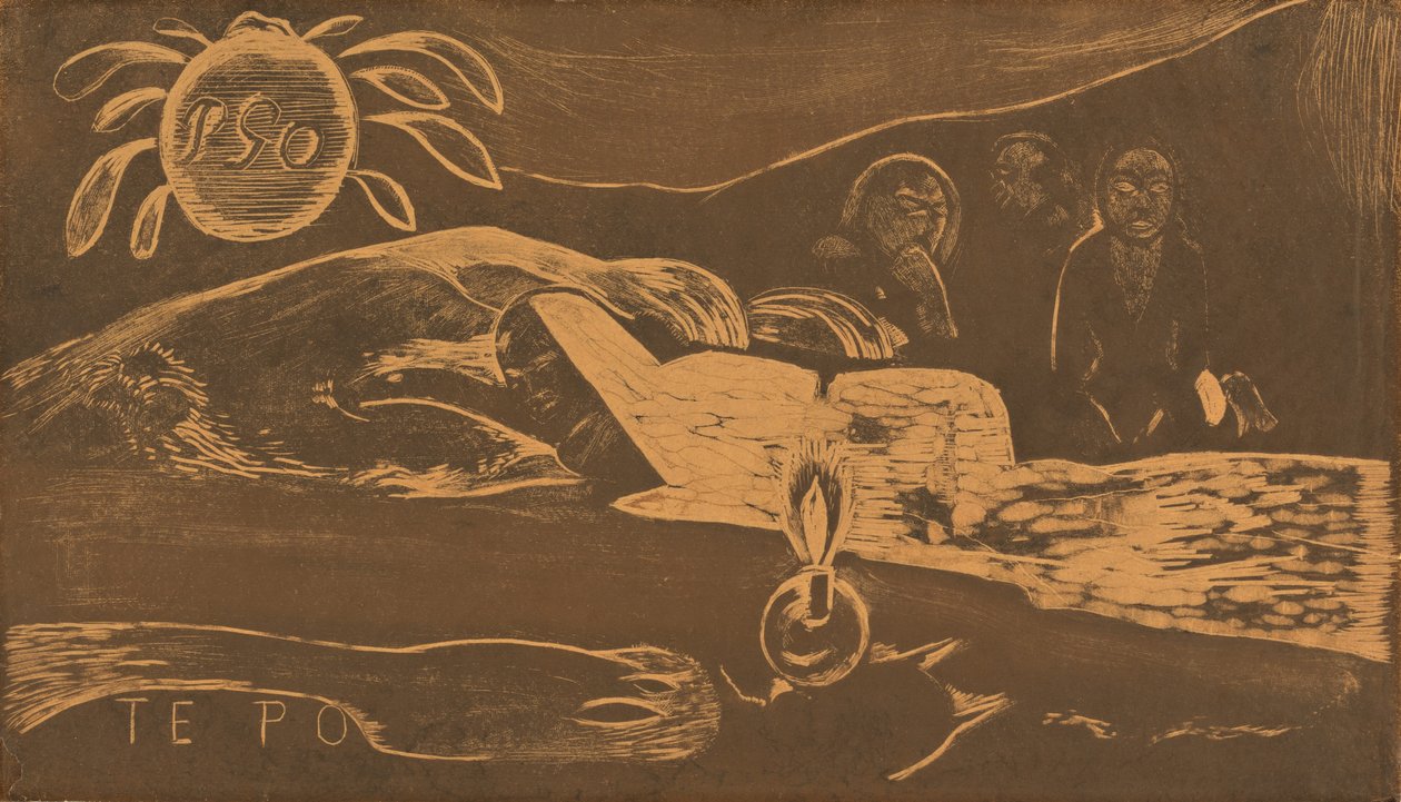 Te Po La Longue Nuit - Paul Gauguin