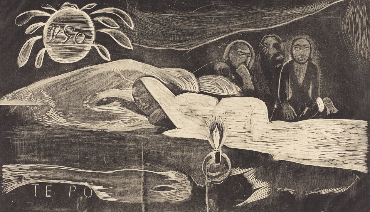 Te Po La Longue Nuit, 1894-1895 - Paul Gauguin