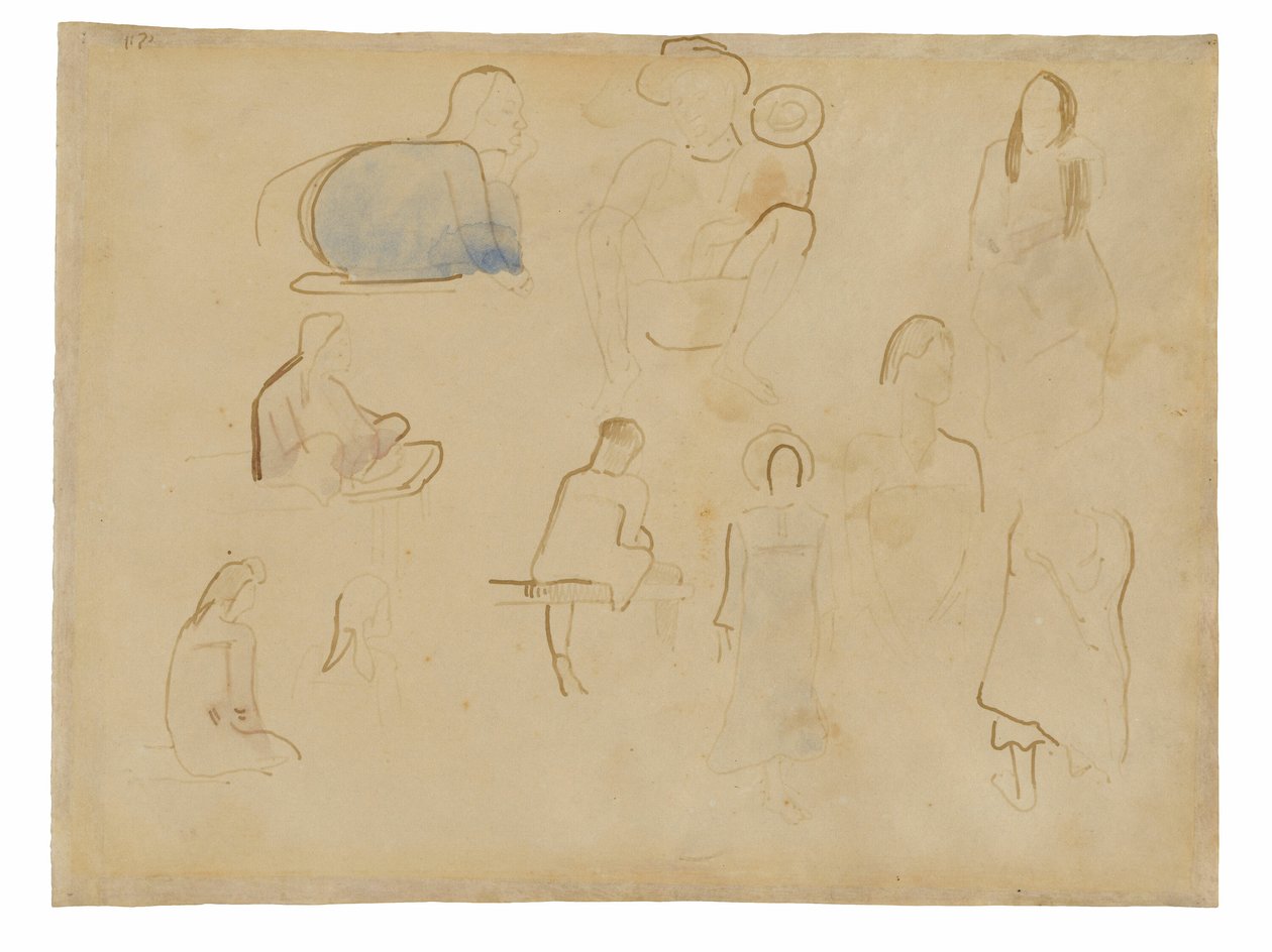 Dix études de figures tahitiennes - Paul Gauguin