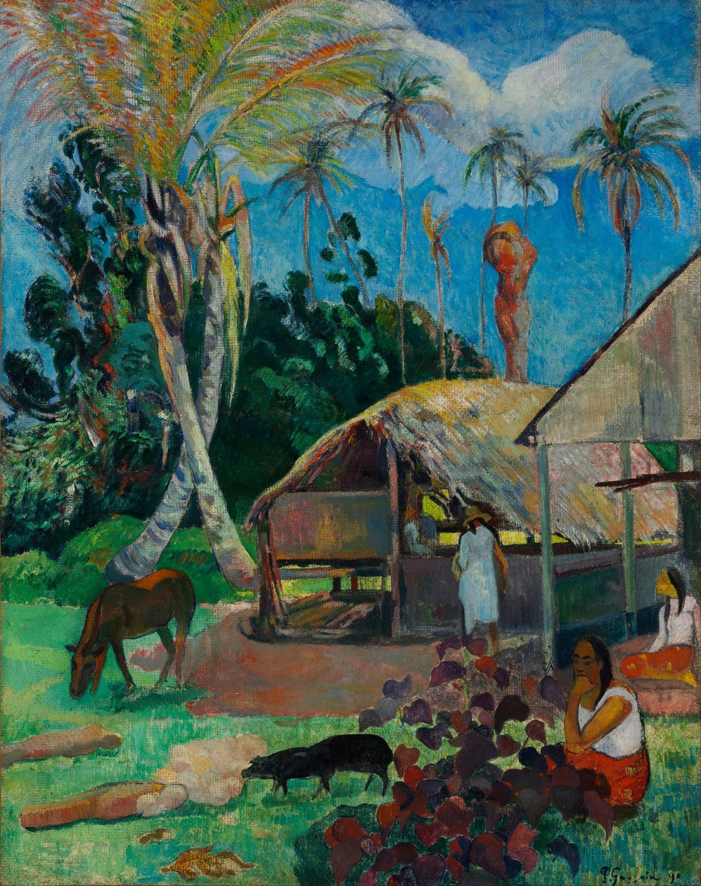 Les cochons noirs - Paul Gauguin