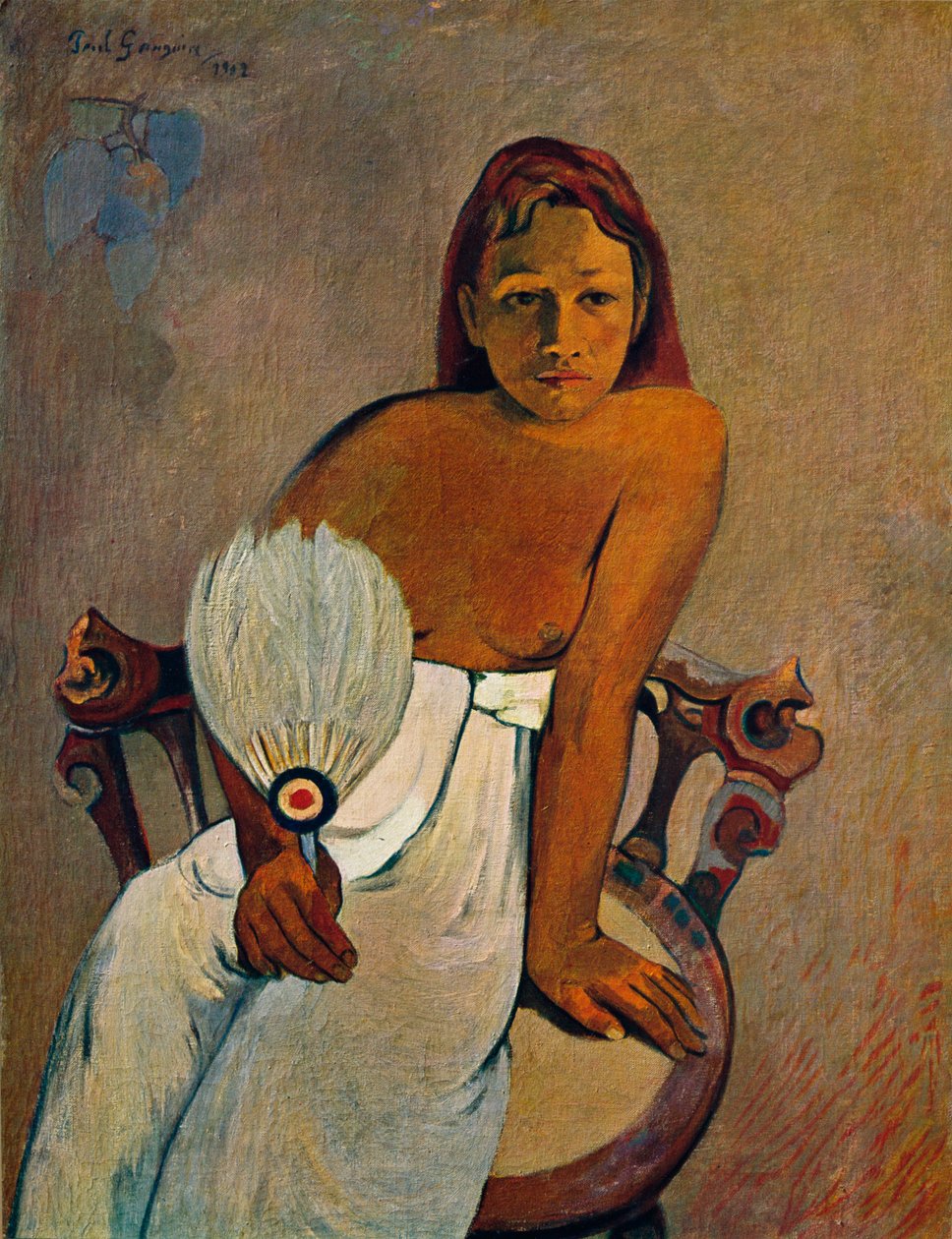 La fille avec un éventail, 1902 - Paul Gauguin