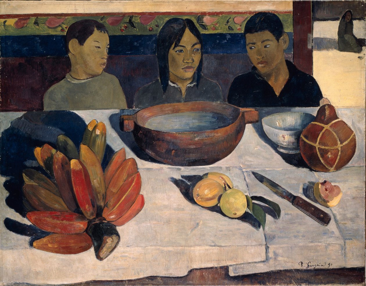 Le repas de bananes, 1891 - Paul Gauguin