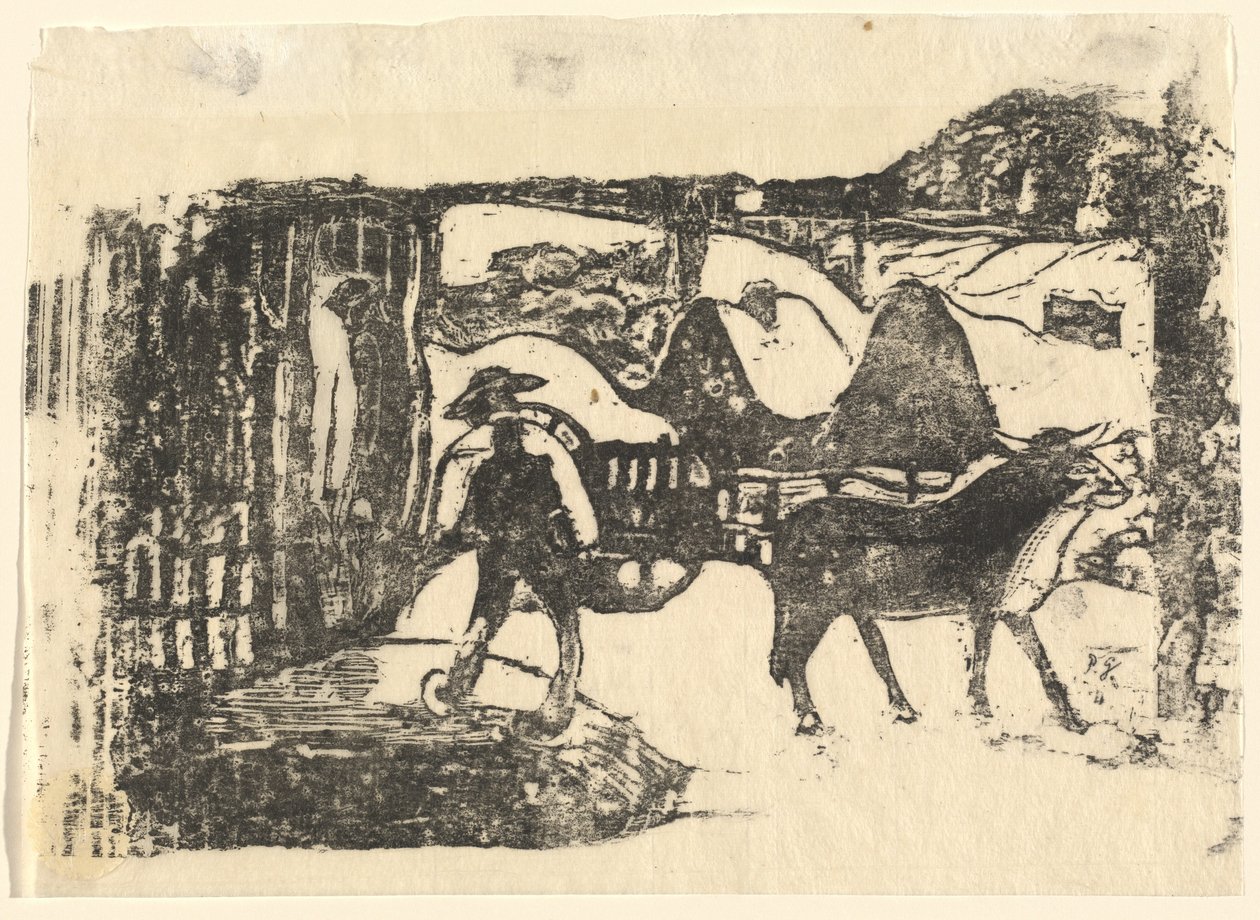 Le char à bœufs - Paul Gauguin