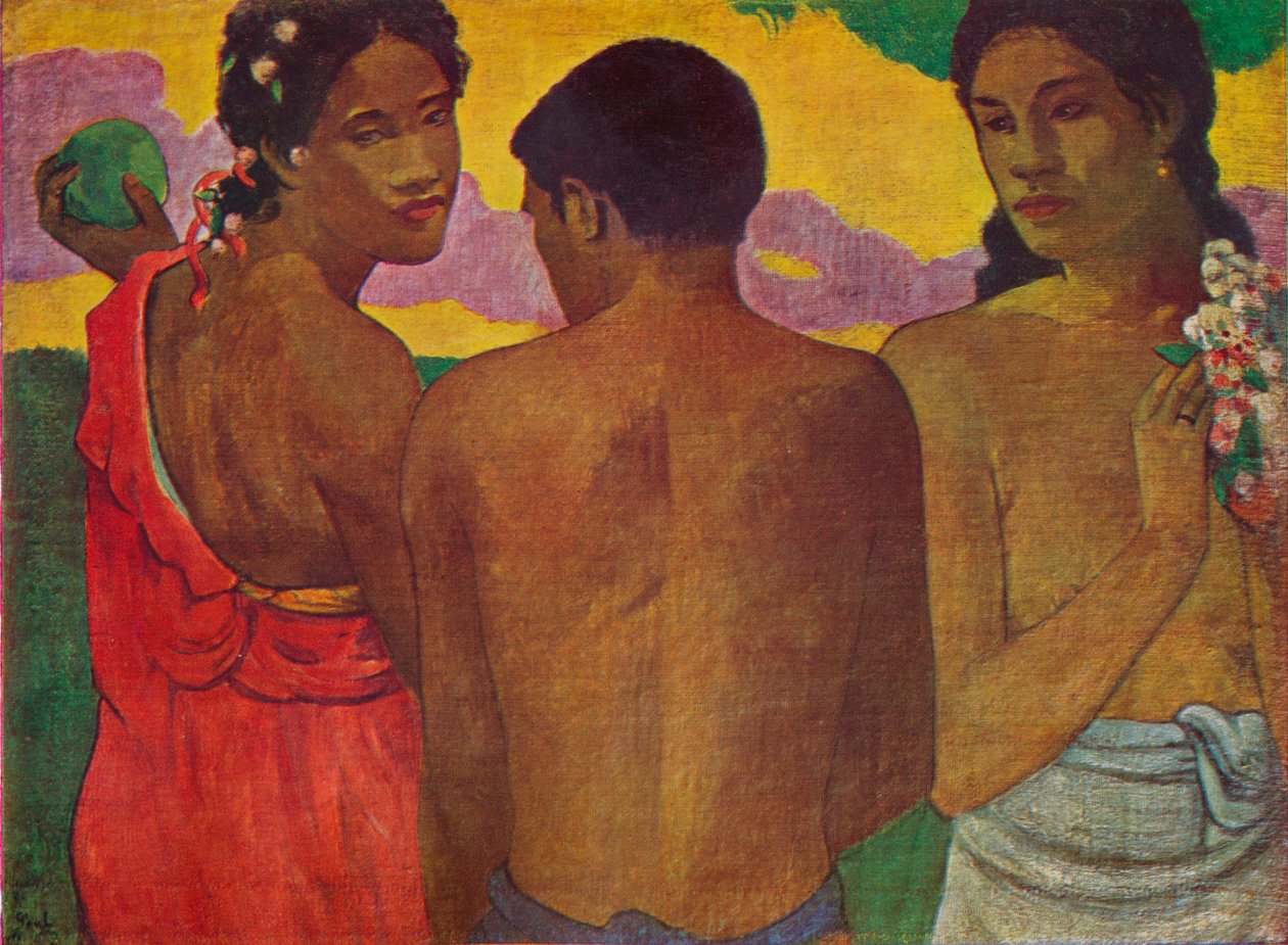 Les Trois Tahitiens, 1899 - Paul Gauguin