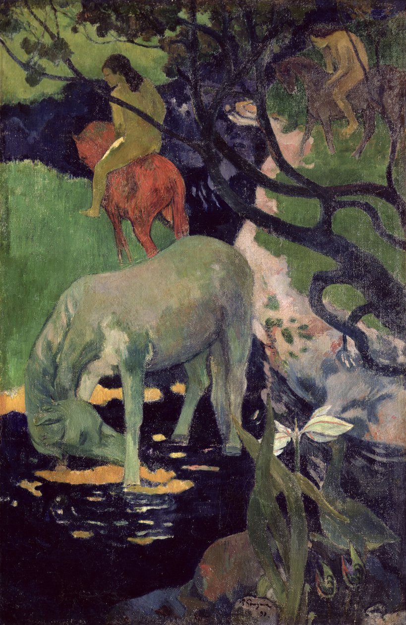 Le Cheval Blanc, 1898 - Paul Gauguin