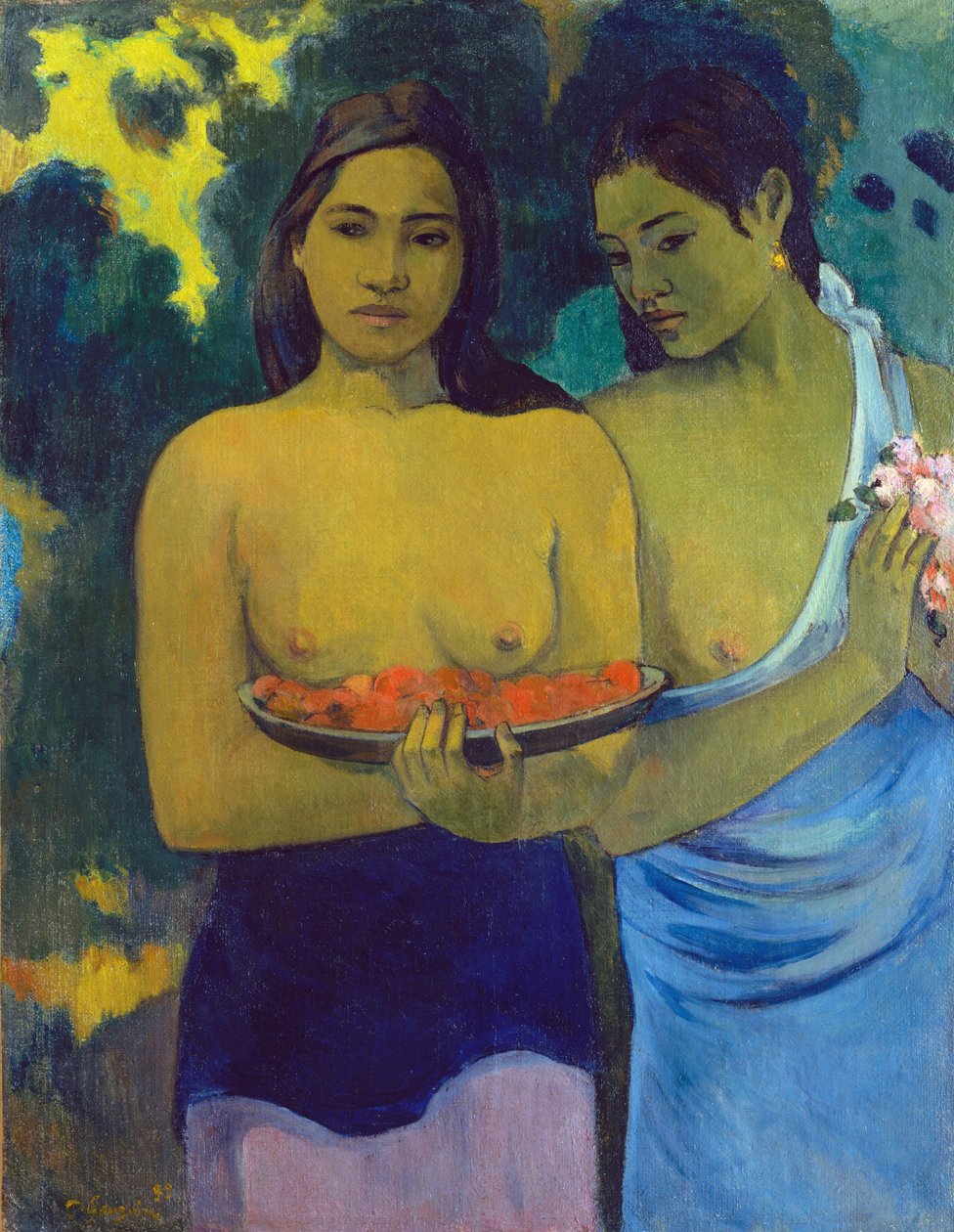 Deux Tahitiens - Paul Gauguin
