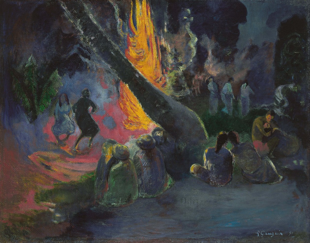 Upa upa La Danse du Feu, 1891 - Paul Gauguin