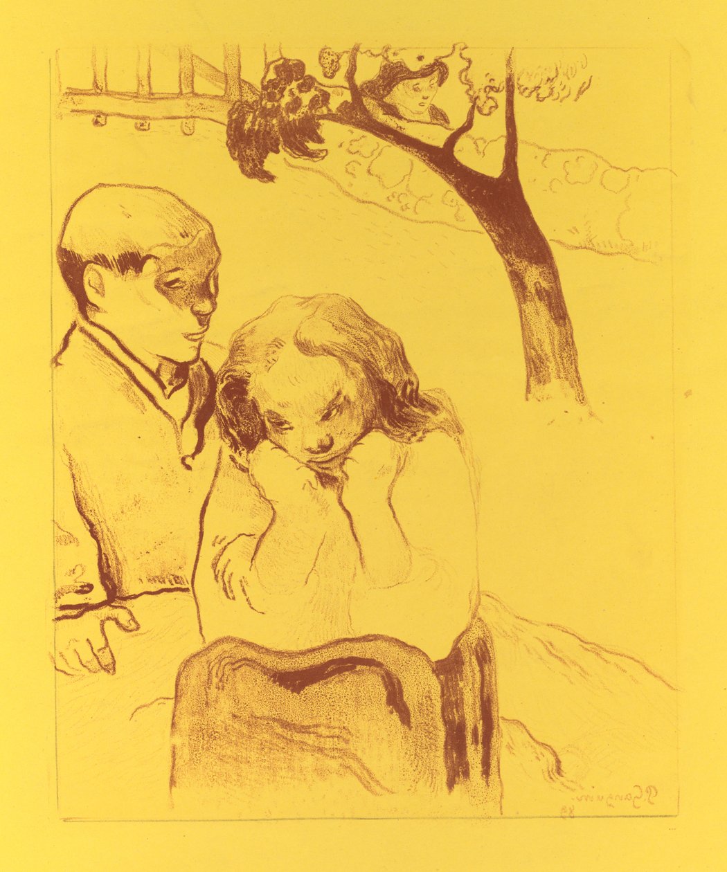 Suite Volpini : Misère humaine, 1889 - Paul Gauguin