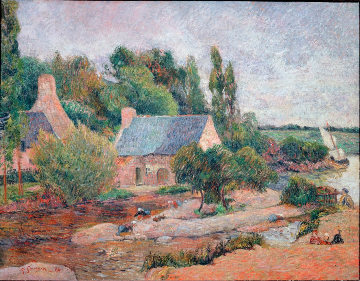 Lavandières à Pont-Aven - Paul Gauguin