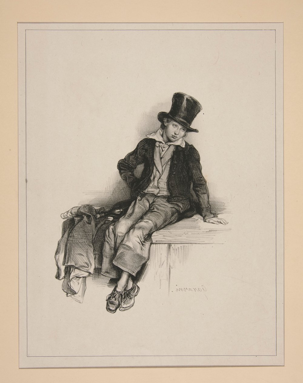 Étude de - Paul Gavarni