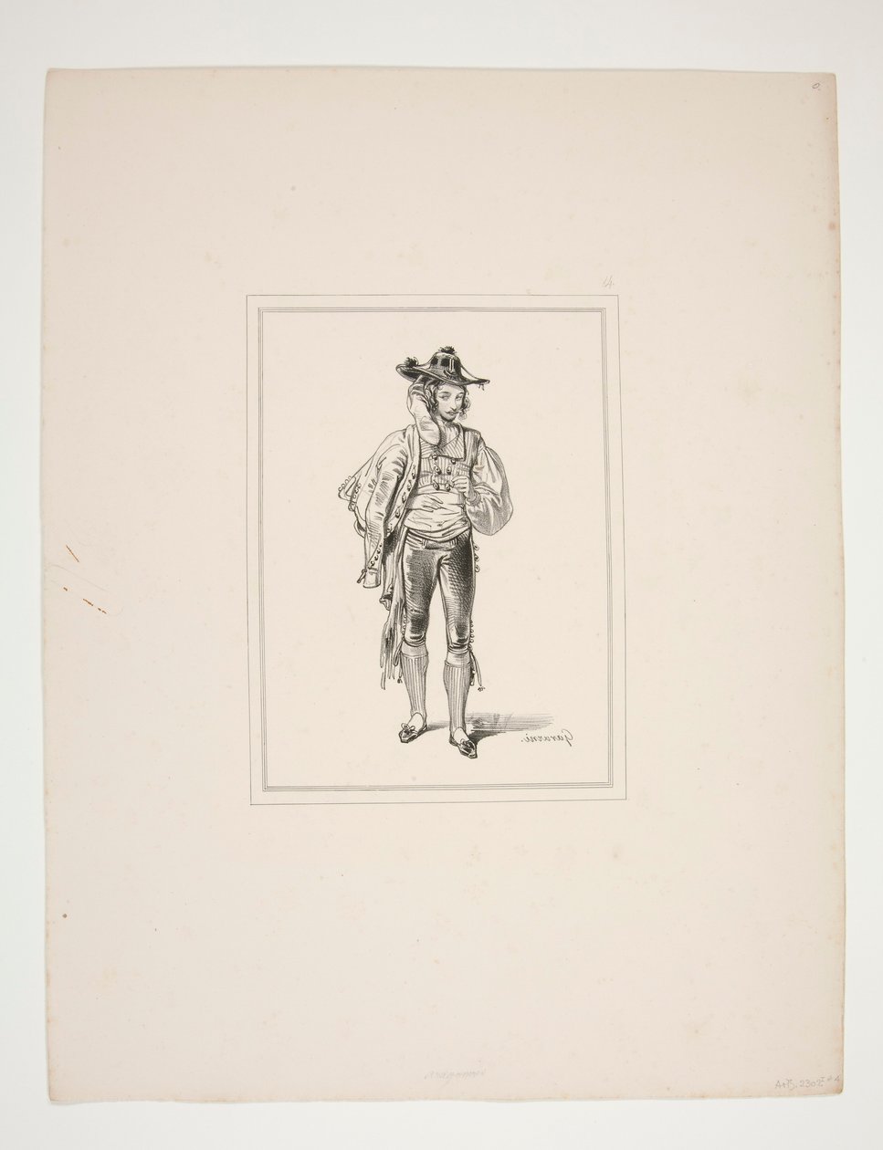 Aragonais. Veste de drap. - Paul Gavarni