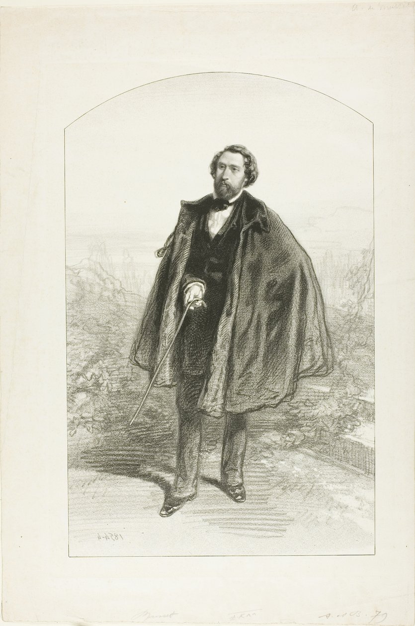 Alfred de Musset - Paul Gavarni