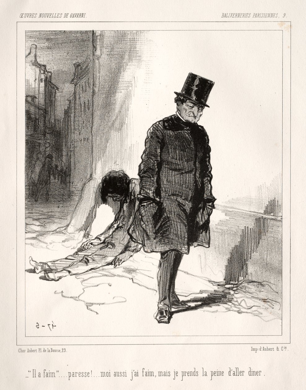 Baliverneries parisiennes - Paul Gavarni