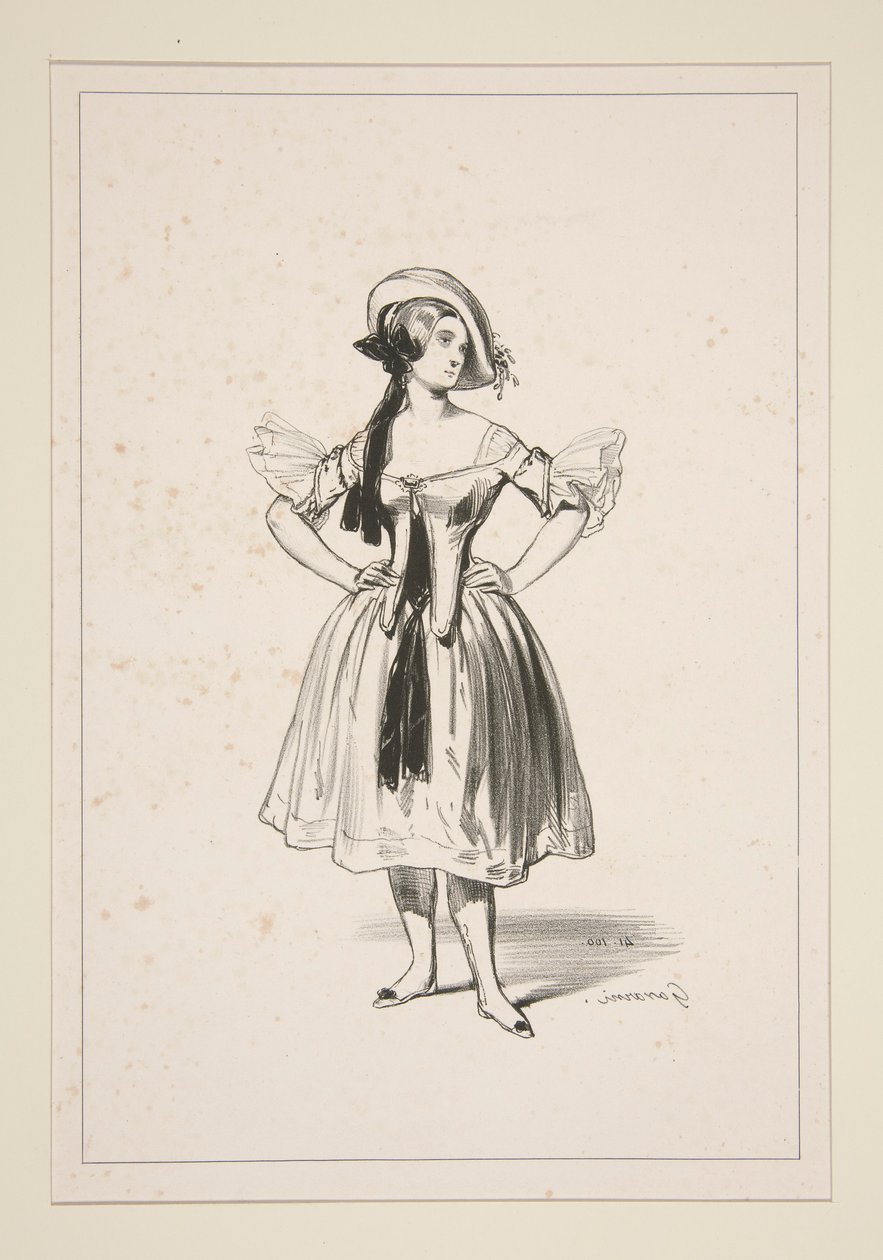 CHEVRIÈRE. Chapeau de feutre. - Paul Gavarni