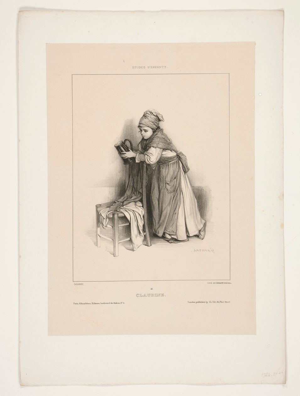 CLAUDINE. - Paul Gavarni